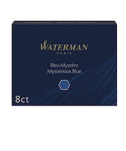 ウォーターマン（WATERMAN）　カートリッジ　STD23　ブルーブラック　8本入