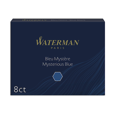 ウォーターマン（WATERMAN）　カートリッジ　STD23　ブルーブラック　8本入