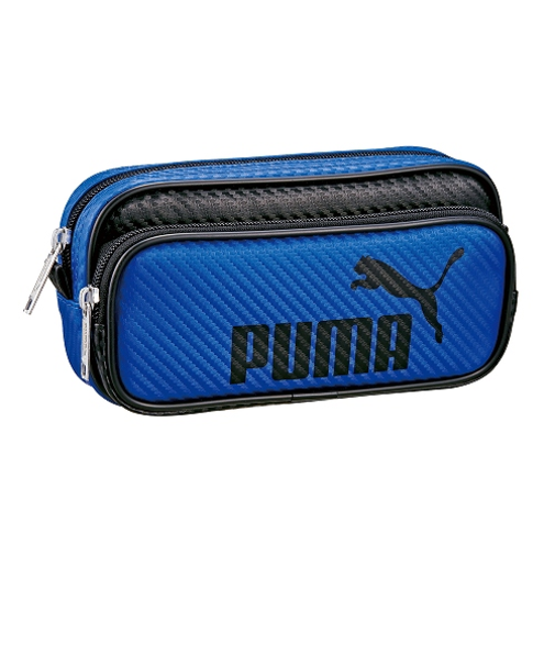 クツワ　カラーカーボンWペンケース　787PMBL