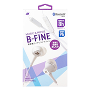 アクセス(AXES) B-FINE ワイヤレスイヤフォン AH-BT89WH ホワイト