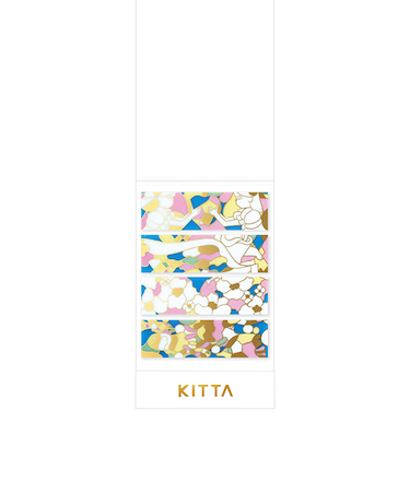 キングジム（KING　JIM）　キッタ　クリア（KITTA　Clear）　KITT020　ステンドグラス（ゴールド箔）