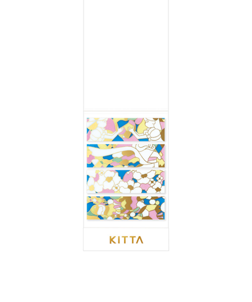 キングジム（KING　JIM）　キッタ　クリア（KITTA　Clear）　KITT020　ステンドグラス（ゴールド箔）