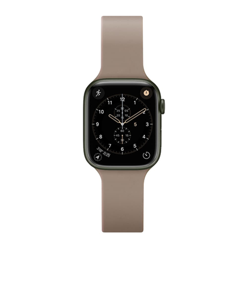 ピージーエー（PGA）　AppleWatch　49／46／45／44／42mm用　シリコンバンド　ベージュ
