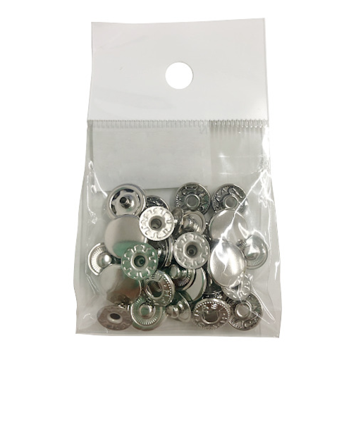 中西　バネホック　＃2　ニッケル　10個入