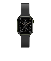 ピージーエー（PGA）　AppleWatch　49／46／45／44／42mm用　シリコンバンド　ブラック