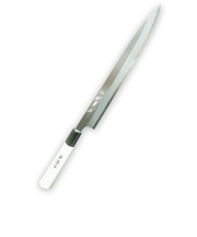 研常 黒プラ柄柳刃包丁 24cm