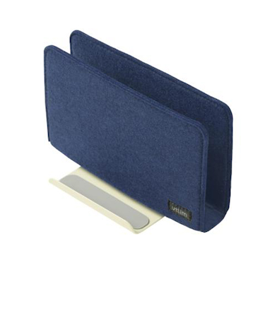 【お買い得】　ソニック（sonic）　フェルトカバー付スタンド　ユートリム　タブレット・ノートＰＣ用　UT－1565－K　ネイビー