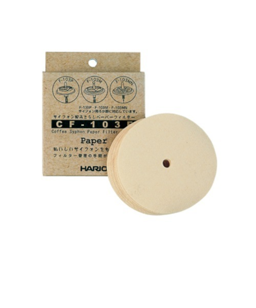 ハリオ（HARIO）　サイフォン用ろ紙　100枚入　CF‐103E