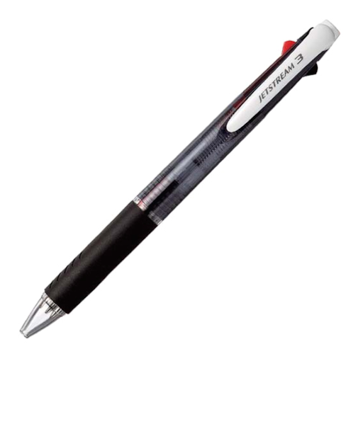 三菱鉛筆　ジェットストリーム　3色ボールペン　0.7mm　SXE3-400-07　黒