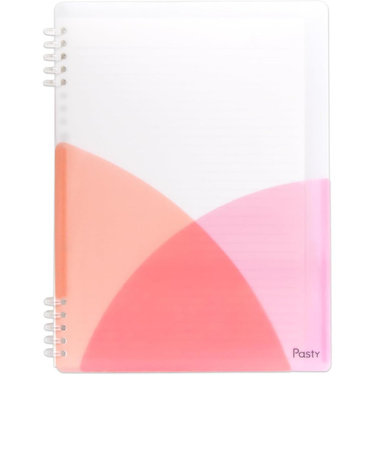 プラス（PLUS）　Pasty　ルーズリーフバインダー　リングタイプ　B5　FC-820PR　ピーチピンク