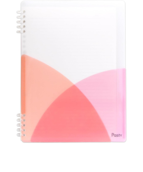 プラス（PLUS）　Pasty　ルーズリーフバインダー　リングタイプ　B5　FC-820PR　ピーチピンク