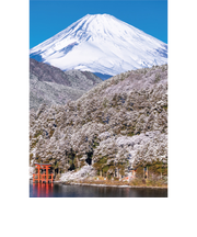 エヌ・ビー・シー　富士山・雪景色の箱根芦ノ湖　富士－033