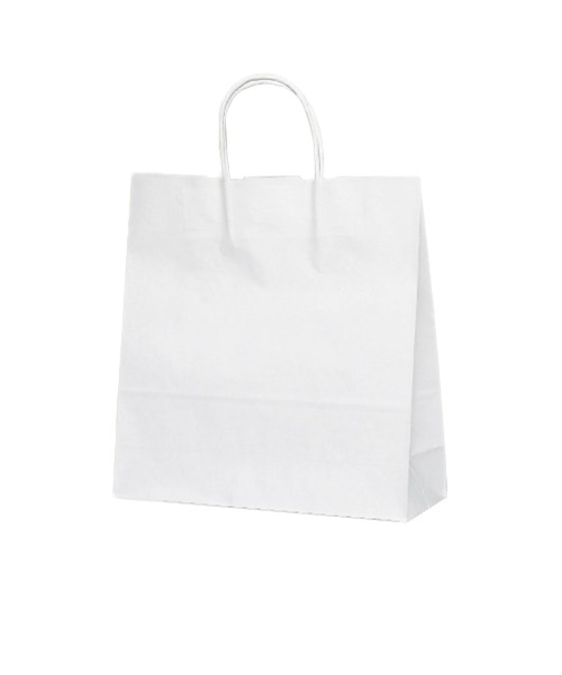 ベルベ　手提げ袋　T－6　白無地　10枚入