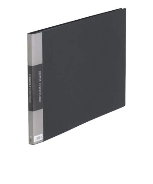 キングジム（KING　JIM）　クリアーファイル　A3E　150C　黒