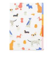 ミドリ(MIDORI) 3ポケットホルダー A4 35480 イヌ柄