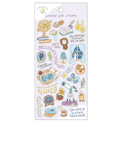 マインドウェイブ　チュージーライフステッカー　82162　STARGAZING