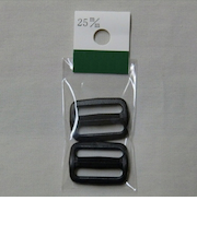 ニフコ(Nifco) プラスチックパーツ 調節アジャスター T-25 25mm 黒 2個入