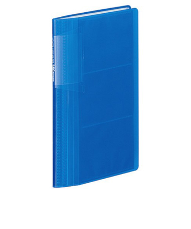 コクヨ（KOKUYO）　ノビータ名刺ファイル　メイ－N236B　クリアブルー