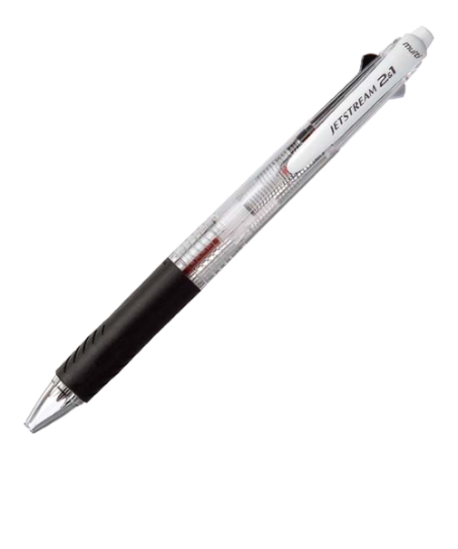 三菱鉛筆　ジェットストリーム　多機能ペン2＆1　0.7mm　MSXE3-500-07　透明