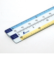 シンワ　折りたたみ縮尺スケール　8面15cm