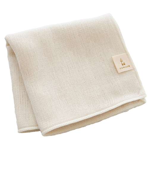 クムコ（cumuco）　和さらし6重織ガーゼハンカチ　Sサイズ　しろ