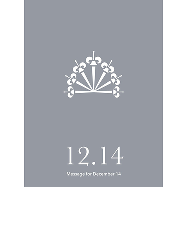 草紙堂　花結びメッセージカード　12月14日