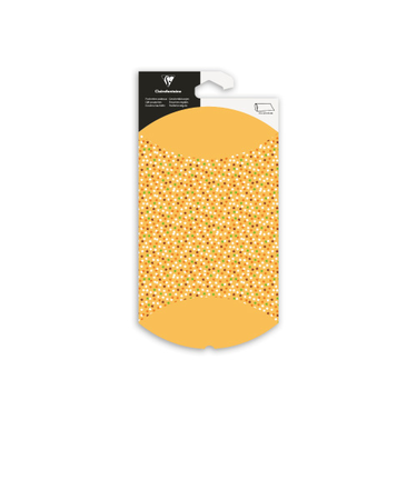 クレールフォンテーヌ（Clairefontaine）　ピロー型ギフトボックス　M　cf618003　スター