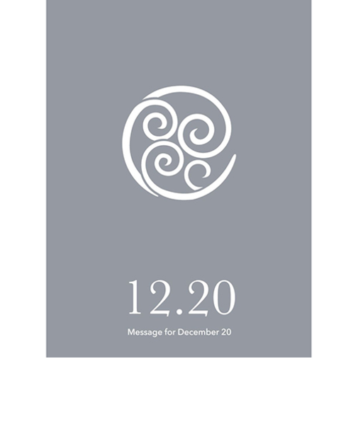 草紙堂　花結びメッセージカード　12月20日