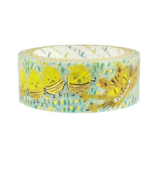 シール堂　きらぴかマスキングテープ　ks-dt-10108　どんぐりと山猫　宮沢賢治幻燈館