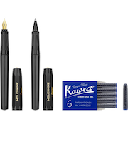 モレスキン（MOLESKINE）　モレスキン×カヴェコ　ボールペン万年筆F字セット　ブラック