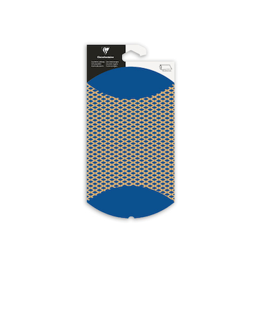 クレールフォンテーヌ（Clairefontaine）　ピロー型ギフトボックス　M　cf618005　ジオメトリック