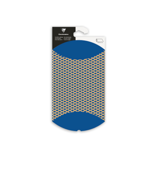 クレールフォンテーヌ（Clairefontaine）　ピロー型ギフトボックス　M　cf618005　ジオメトリック