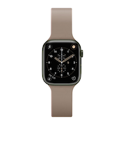 ピージーエー（PGA）　AppleWatch　42／41／40／38mm用　シリコンバンド　ベージュ