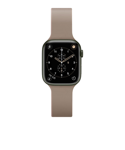 ピージーエー（PGA）　AppleWatch　42／41／40／38mm用　シリコンバンド　ベージュ