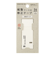 ミドリ（MIDORI）　紙製修正テープ　5mm　35498006　白