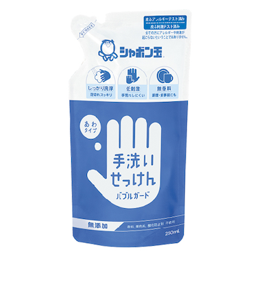 シャボン玉石けん　バブルガードつめかえ用　250mL