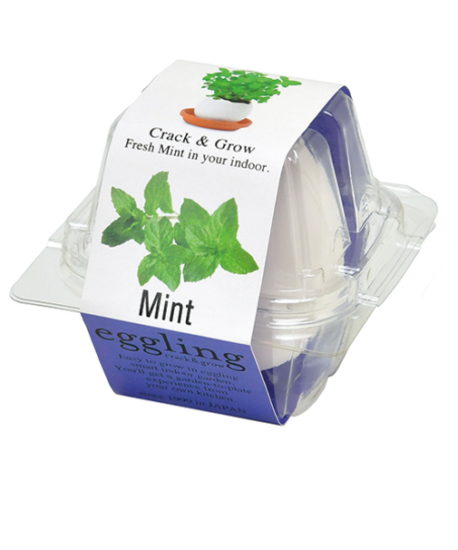 聖新陶芸　エッグリングクリアパッケージミント