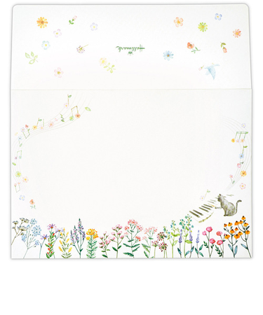 ホールマーク（Hallmark）　レターパッド用封筒　コンフォート＆ピース　827915　ピースフルハーモニー　4枚入り