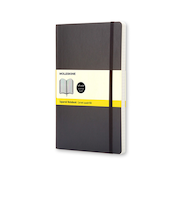 モレスキン（MOLESKINE）　クラシックノートブック　ソフトカバー　方眼　ラージサイズ　404872　ブラック