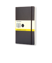 モレスキン（MOLESKINE）　クラシックノートブック　ソフトカバー　方眼　ポケットサイズ　404865　ブラック