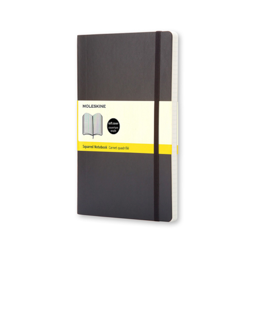 モレスキン（MOLESKINE）　クラシックノートブック　ソフトカバー　方眼　ポケットサイズ　404865　ブラック