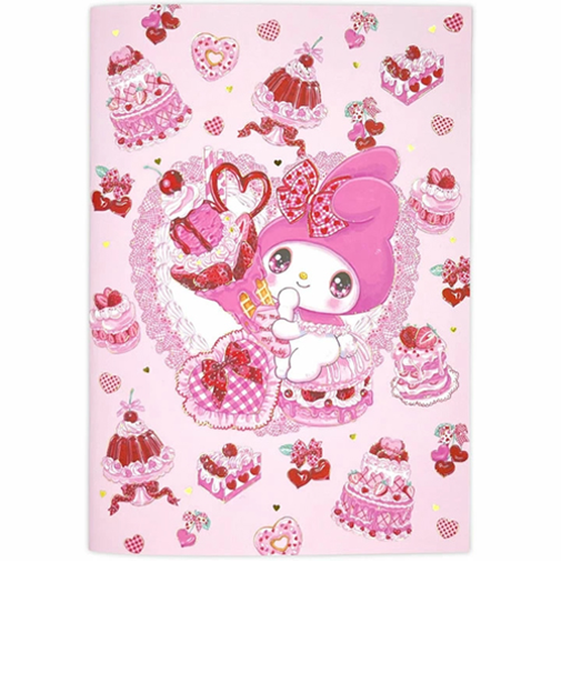 クローズ・ピン　サンリオキャラクターズ×飴ノ森ふみか　A5ノート　NB-84017　マイメロディ