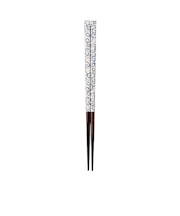 カワイ 箸 和紙レトロ 唐草 23cm 白