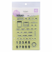 こどものかお　クリアスタンプ　T　トゥデイ