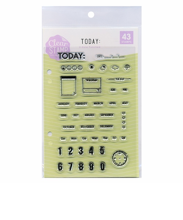 こどものかお　クリアスタンプ　T　トゥデイ