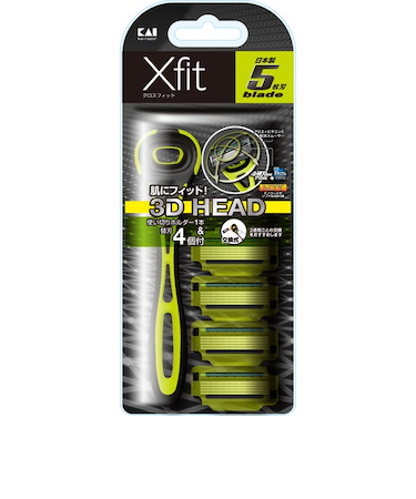 貝印（KAI）　Xfit（クロスフィット）　GA0041　替刃4個入り