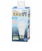 オーム電機　LED電球　E26　100形相当　昼光色　LDA11D-G　AG52