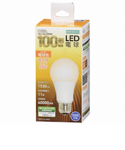 オーム電機　LED電球　E26　100形相当　電球色　LDA11L-G　AG52