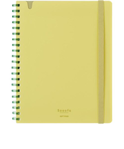 コクヨ（KOKUYO）　ソフトリングノート　スーファ　4mm方眼　B6変型　80枚　ス－SV748S4－Y　イエロー
