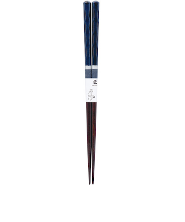 カワイ　食洗箸　漣　23cm　紺